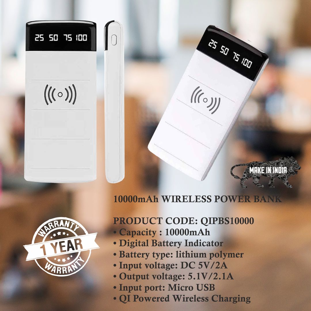 Wireless 10000mAH Power Bank